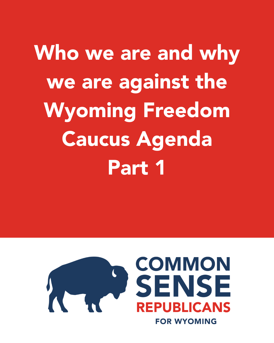 Who are the Common Sense Republicans for Wyoming?